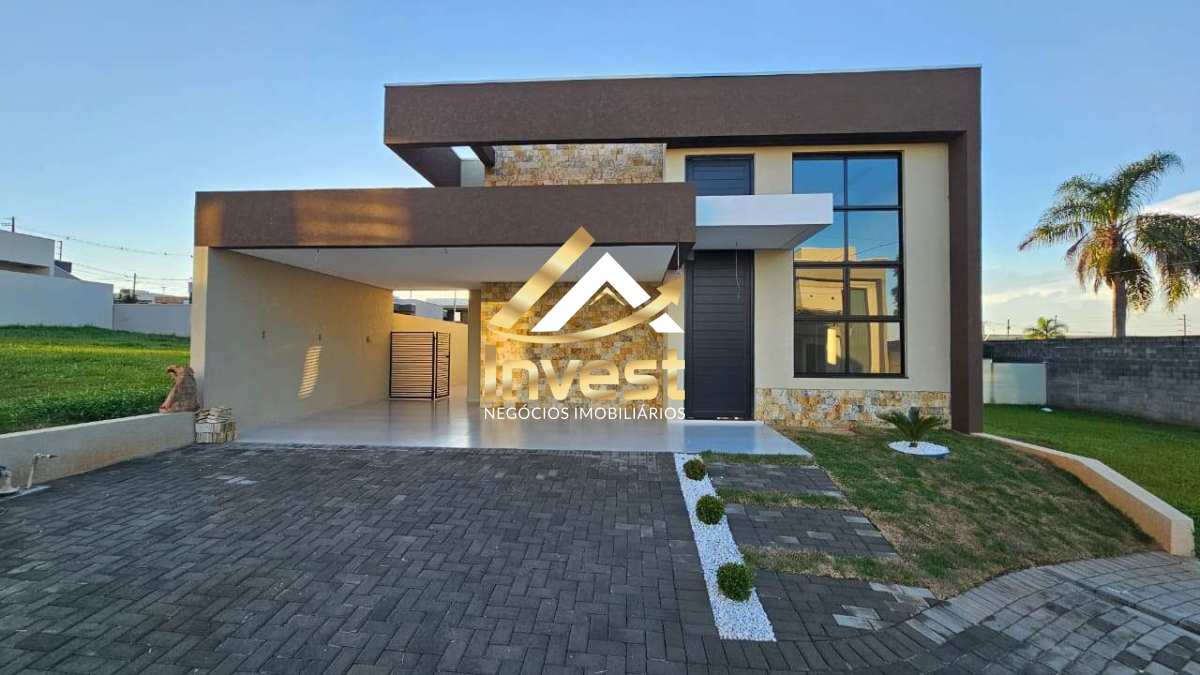 Casa de condomínio à venda com 3 quartos - Contorno,Ponta Grossa