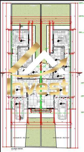 Casa à venda com 2 quartos - Cará-Cará,Ponta Grossa