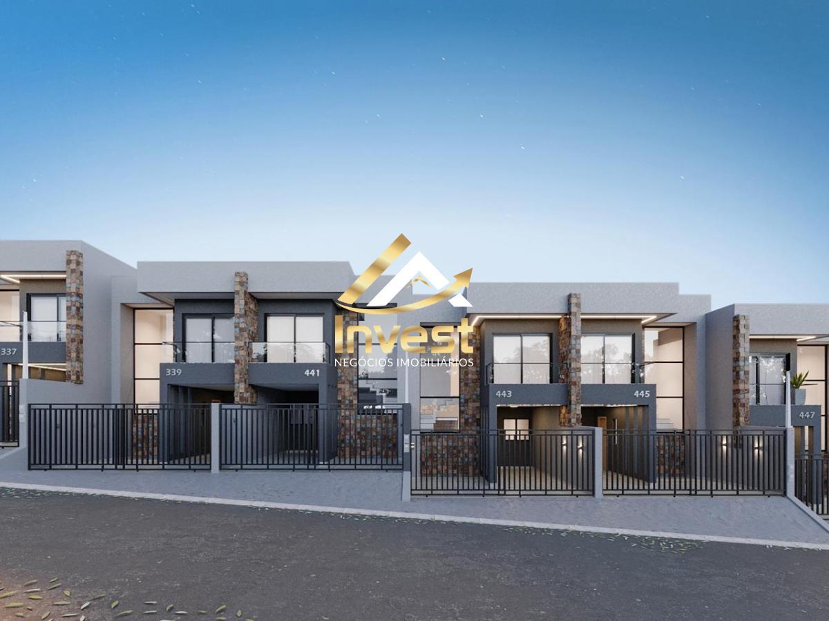 Sobrado à venda com 3 quartos, 112,80m² - Jd. Carvalho,Ponta Grossa