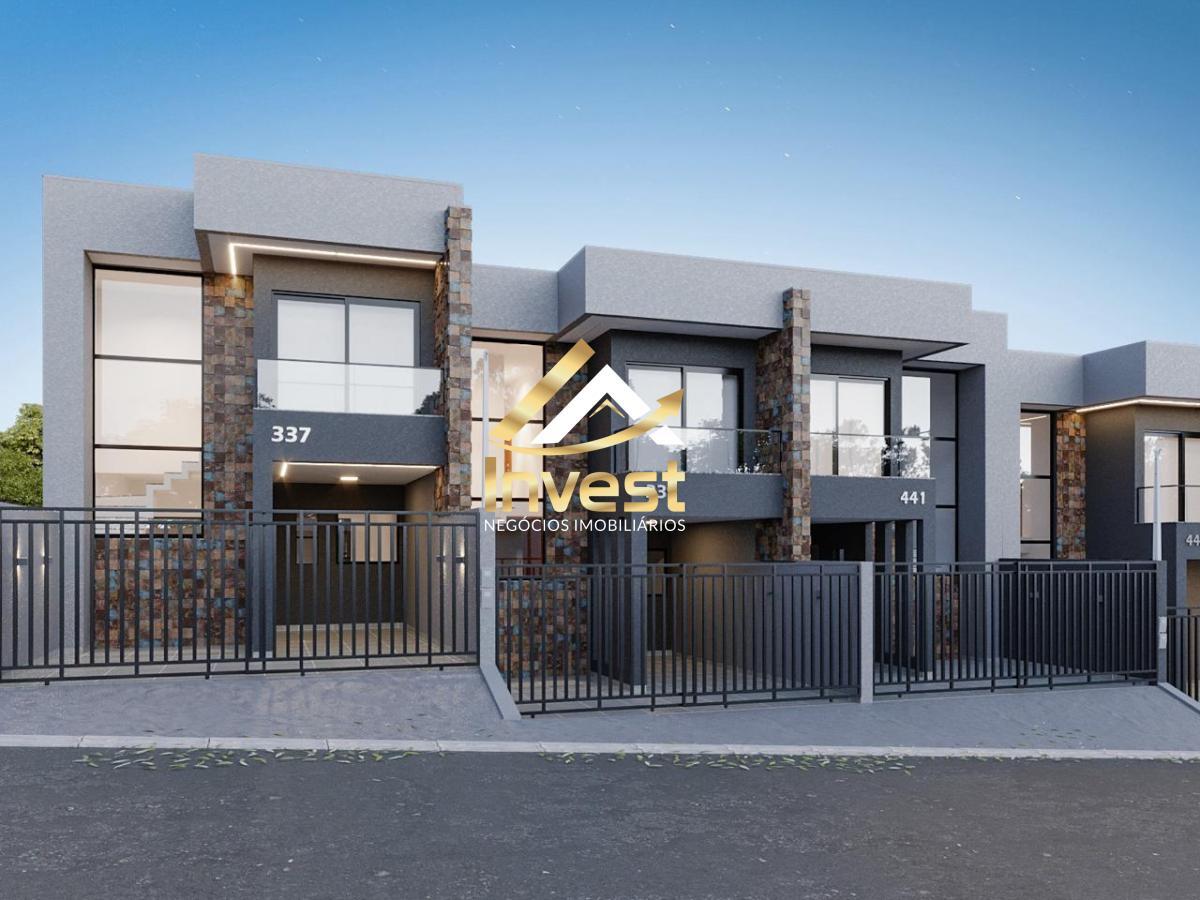 Sobrado à venda com 3 quartos, 112,80m² - Jd. Carvalho,Ponta Grossa