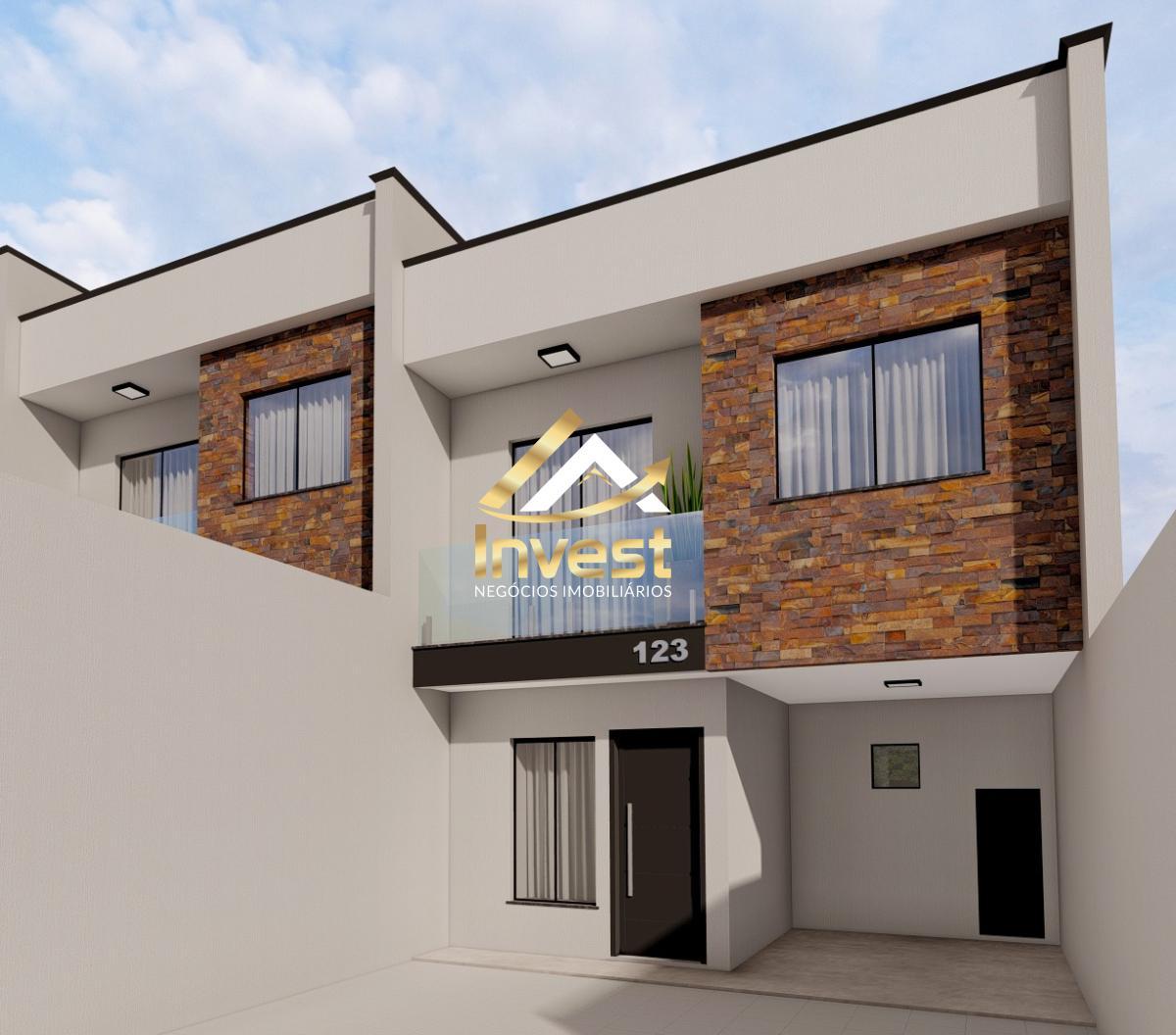 Sobrado à venda com 3 quartos, 86m² - Jardim Carvalho,Ponta Grossa