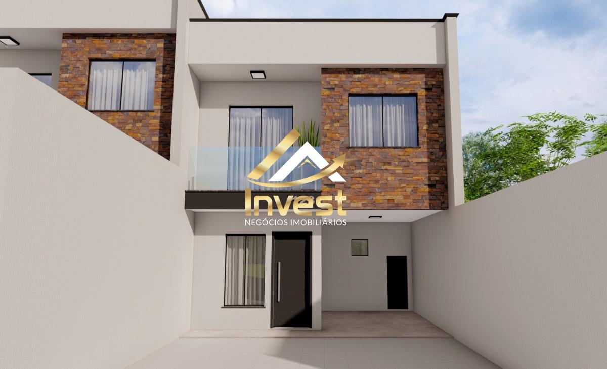 Sobrado à venda com 3 quartos, 86m² - Jardim Carvalho,Ponta Grossa